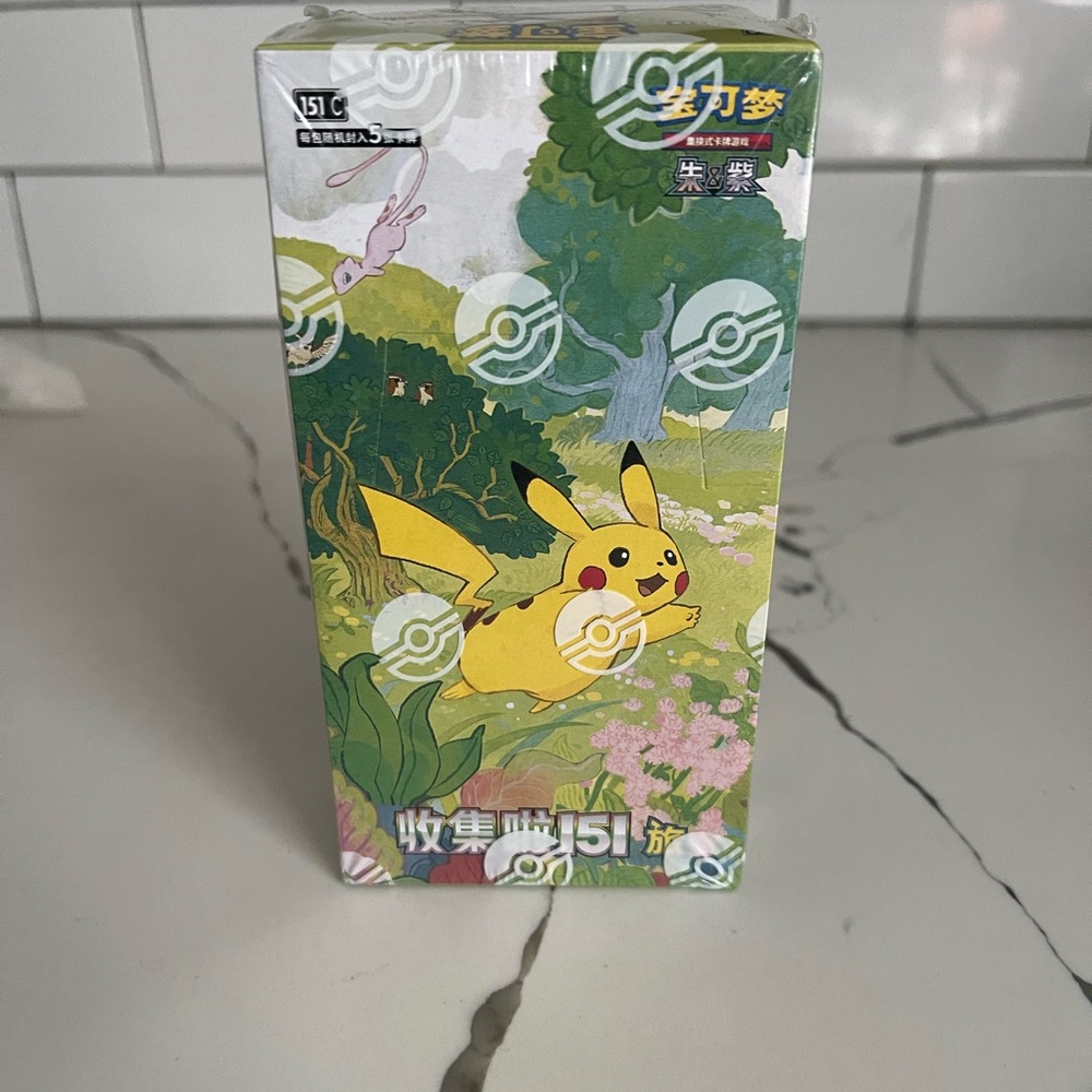 Collect 151 Journey - Simplified Chinese Pokemon TCG Booster Box - Picture 1 of 5
